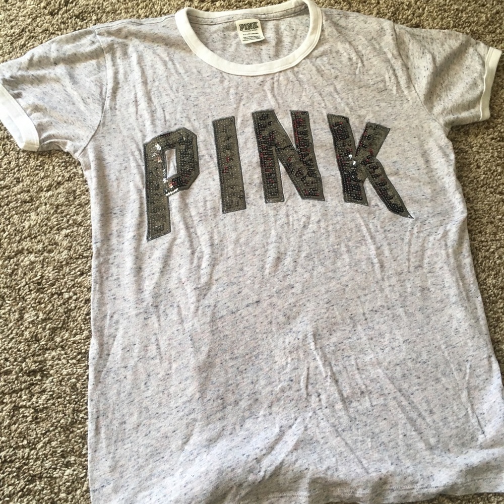 Victoria’s Secret PINK ringer tee Small